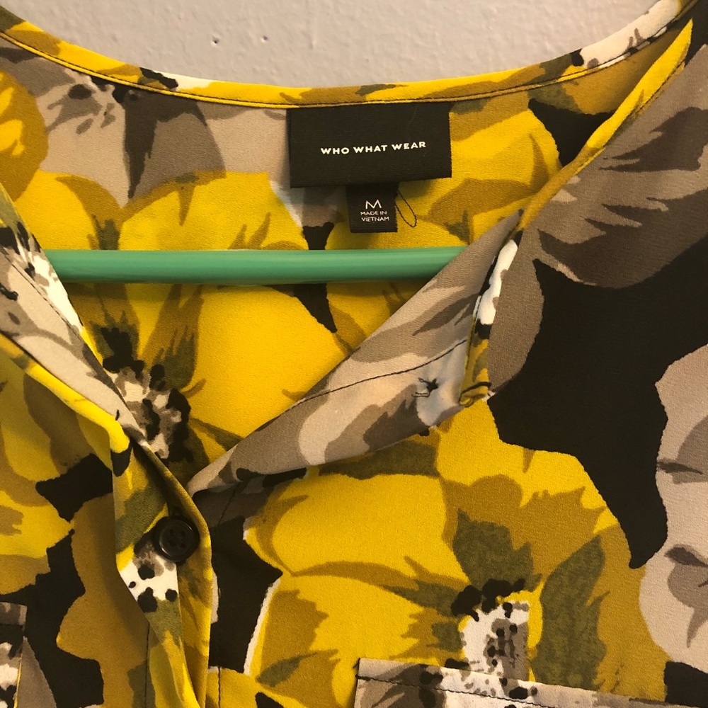 Flower light summer blouse